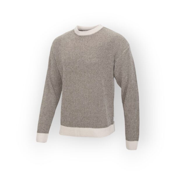 JACK & JONES Men's Beige and Cream Knit Sweater - Casual Comfort with a Modern Touch