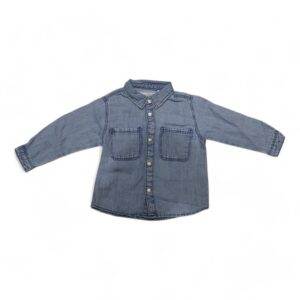 Boys' Light Blue Denim Shirt - Casual and Durable