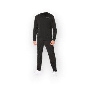 Puma Men's Black Full-Zip Track Suit Set
