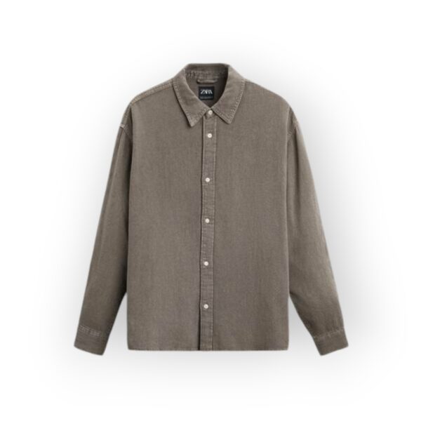 Men's Grey Overshirt - Versatile and Stylish Layering