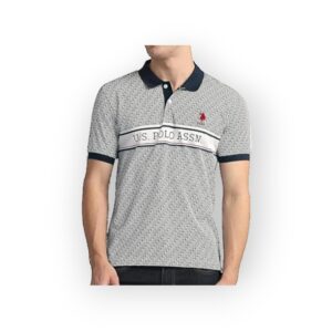 U.S POLO ASSN  Men's Graphic Polo Shirt - Bold and Casual Style