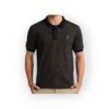 Men's Black Striped Polo Shirt - Elegant and Comfortable Casual Wear