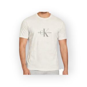 CALVIN KLEIN Men's Calvin Klein White Logo T-Shirt