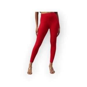 Women's Red Prisma Ankle Leggings