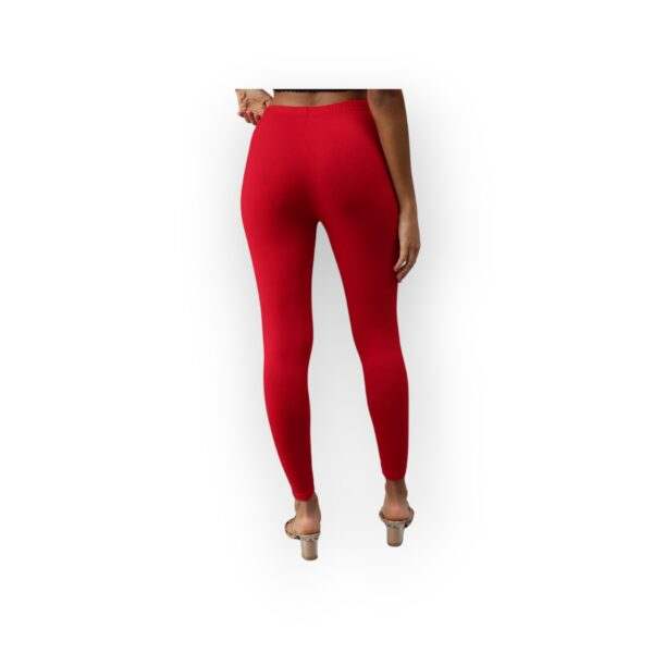 Women's Red Prisma Ankle Leggings - Image 2