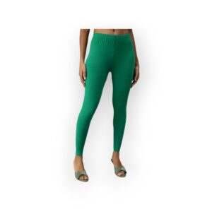 Women's Forest Green Prisma Ankle Leggings