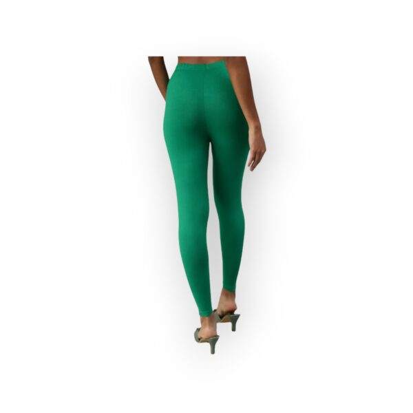 Women's Forest Green Prisma Ankle Leggings - Image 2