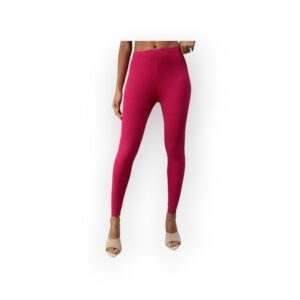 Women's Magenta Ankle Leggings