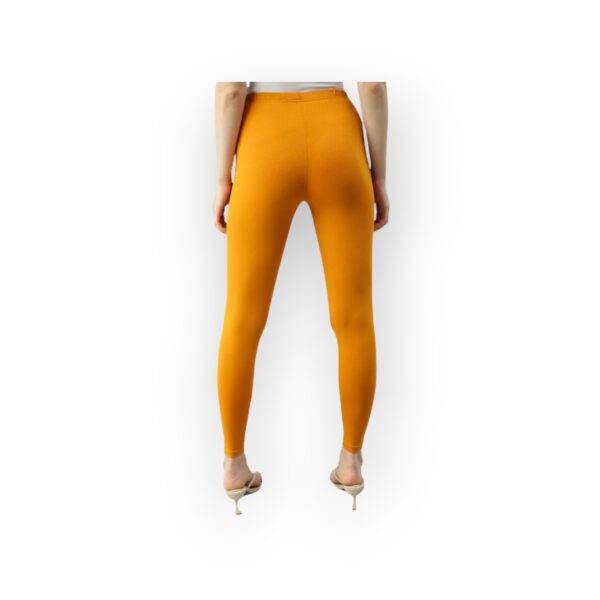 Women's Mustard Prisma Ankle Leggings - Image 2
