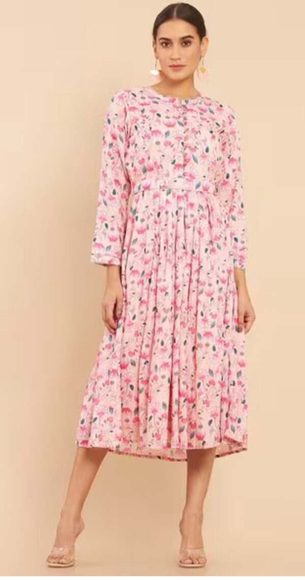 SOCH PACH Mushlin Dress with Floral Designs - Image 2