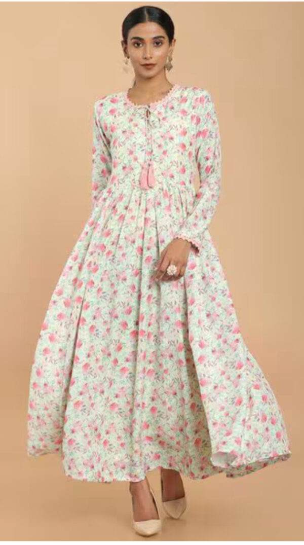 SOCH muslin Floral Printed Kurta