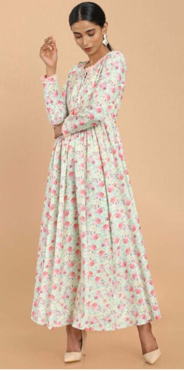 SOCH muslin Floral Printed Kurta - Image 2