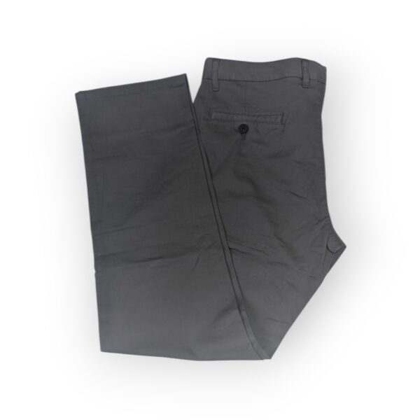 U.S.POLO ASSN Men's Classic Slim-Fit Dark Grey Chinos - Image 2