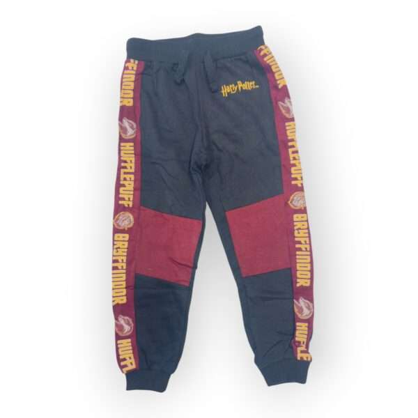 Harry Potter Kids' Hogwarts Hoodie & Jogger Set - Gryffindor & Hufflepuff Theme - Image 2