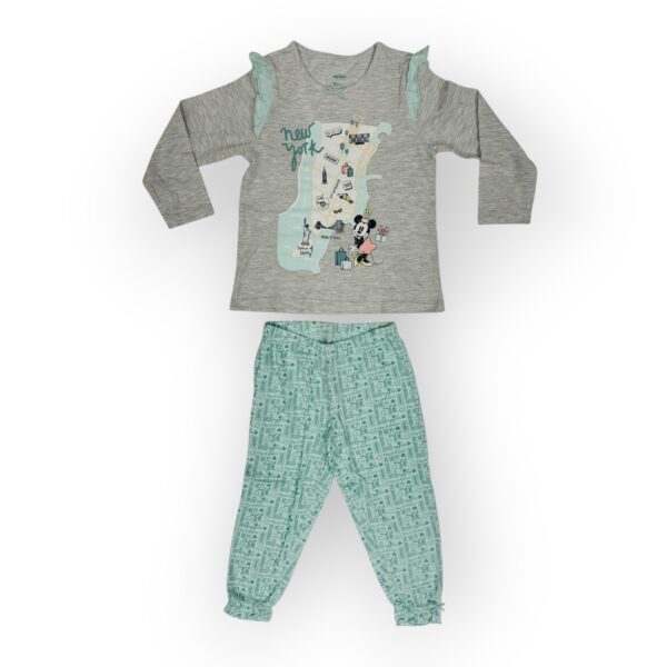 Girls' New York City Minnie Mouse Pajama Set - Fun & Comfy Sleepwear