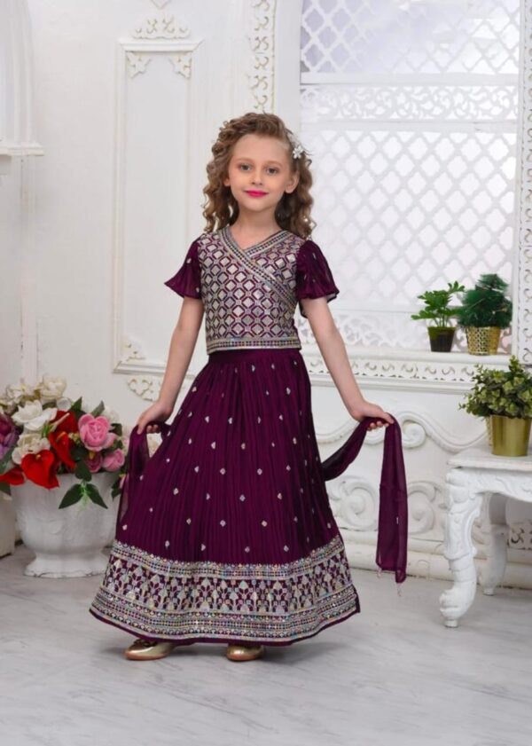 ETHNIC CROP TOPS KIDS WEAR