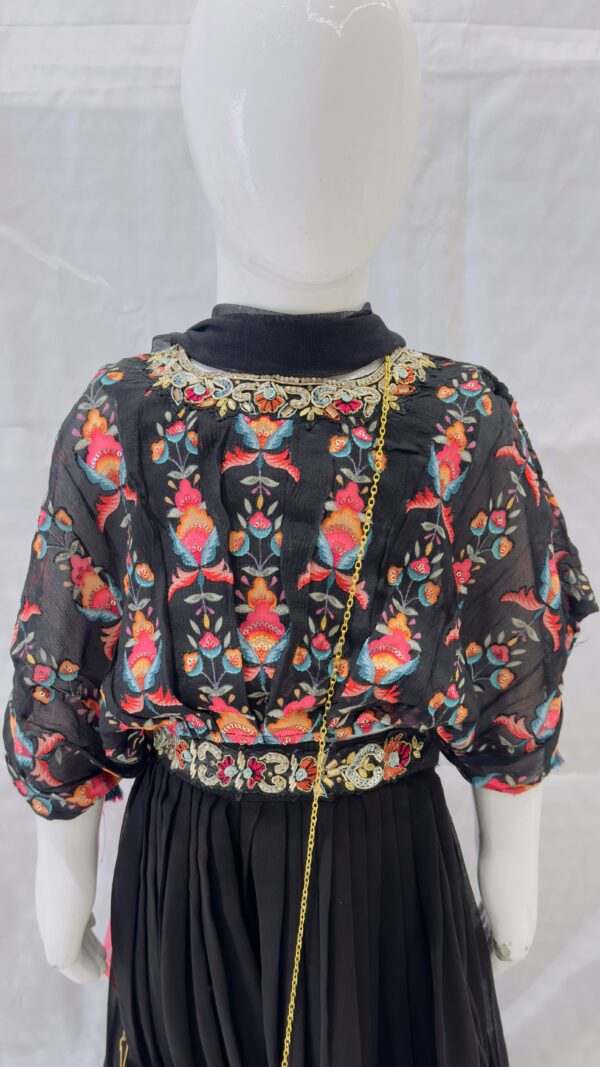 Girls' ETHNIC Embroidered Crop Top - Image 4