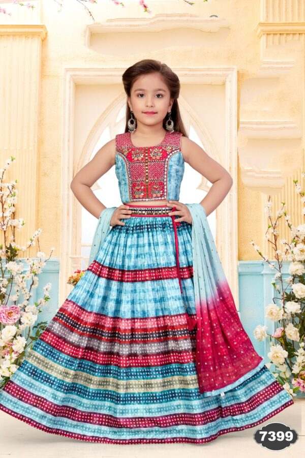 GIRLS ETHNIC WEAR CROP TOP