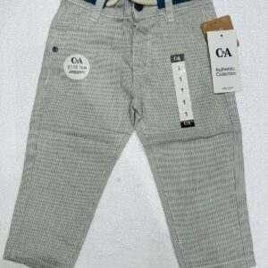 Charming Blue and White Striped Jogger Pants for Kids