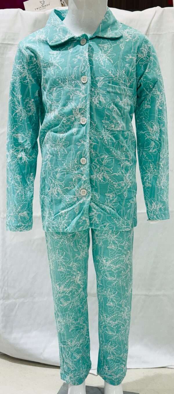 Charming Floral Pajama Set for Kids