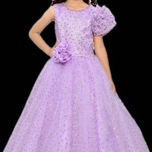 GIRLS ETHNIC PARPAL LONG FROCK