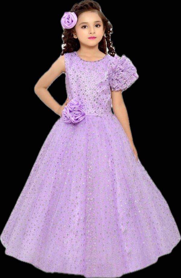 GIRLS ETHNIC PARPAL LONG FROCK