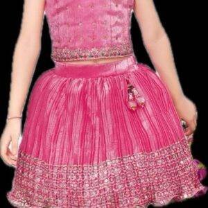 Girls ETNIC TOMATO COLOUR CROP TOP