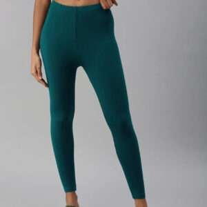 Women’s peacock Green Ankle Leggings