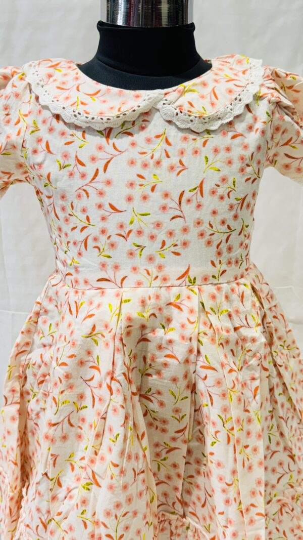 OKAIDI Orange frock yellow leaf - Image 2