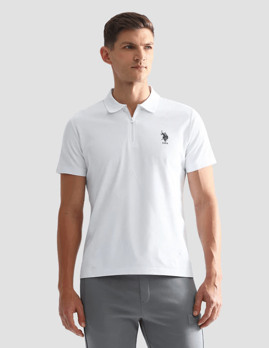 Solid Slim Fit Polo Shirt