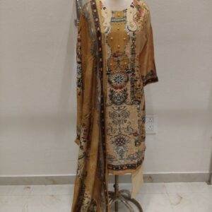 yellow premium party wear dress