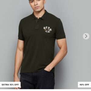 US POLO GREEN TSHIRT