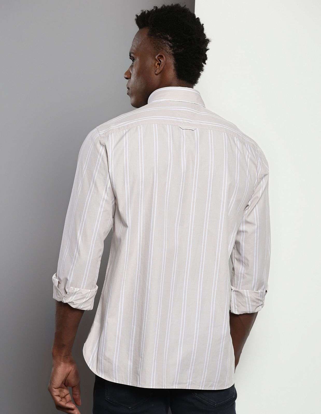 Tommy Hilfiger Paper Touch Fil-A-Fil Stripe Shirt - Image 5