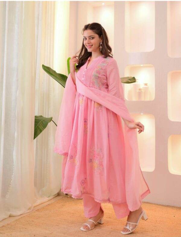 Premium Mul Cotton 3pcs suit - Image 4