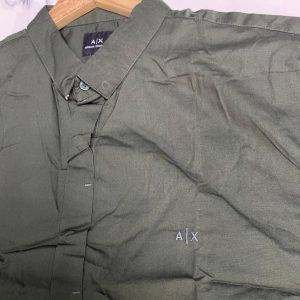 Armani Exchange A/X Lush Fern Tailored Fit Long Sleeve Shirt