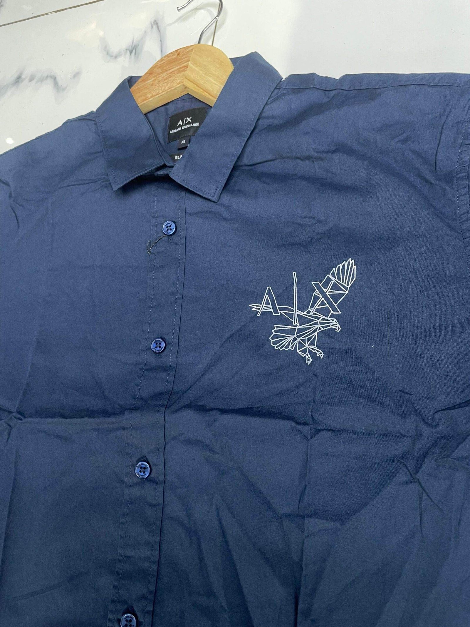 Armani Exchange A/X Lush Fern Tailored Fit Long Sleeve Shirt