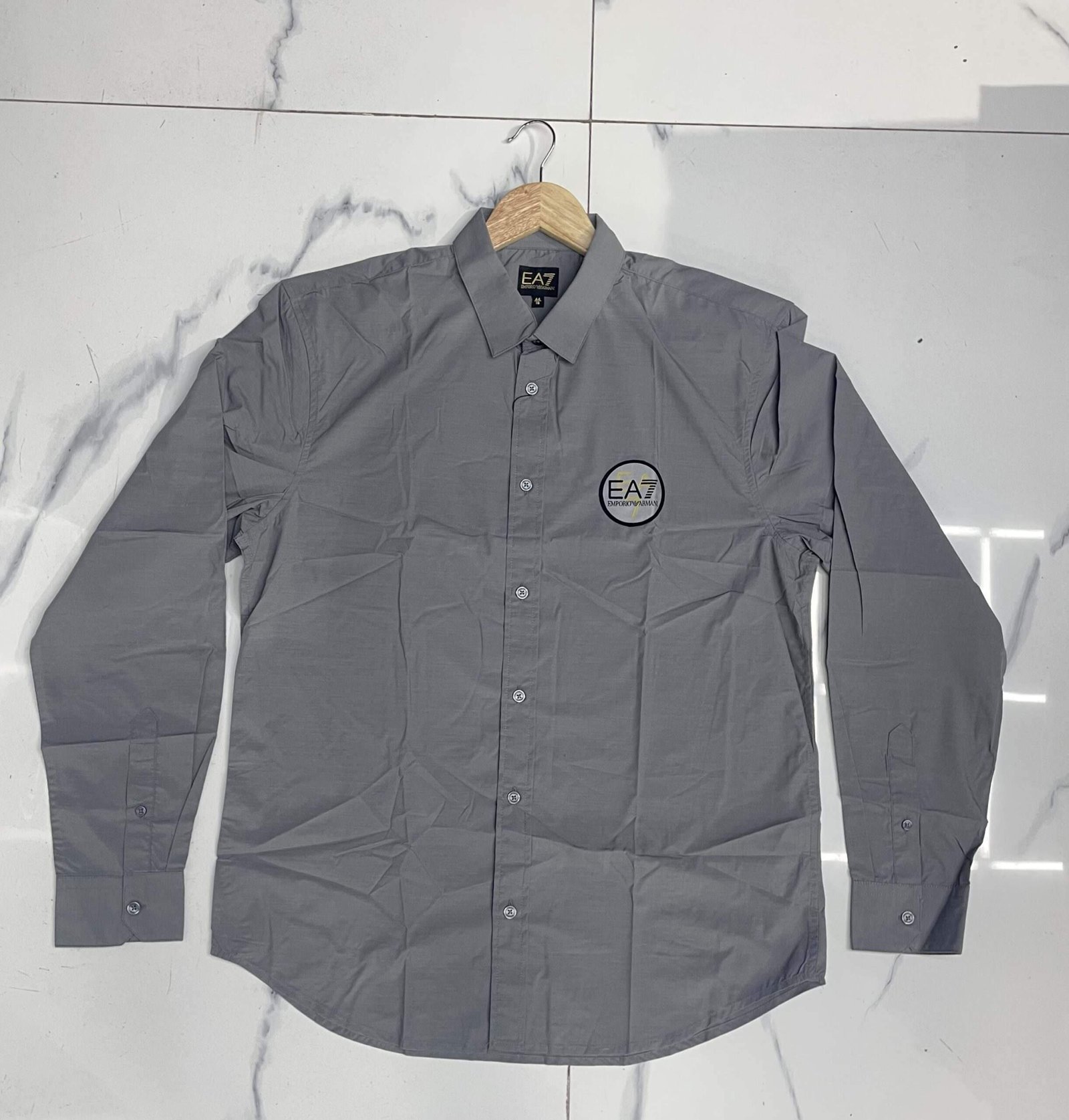 Armani Exchange A/X Lush Fern Tailored Fit Long Sleeve Shirt - Image 4