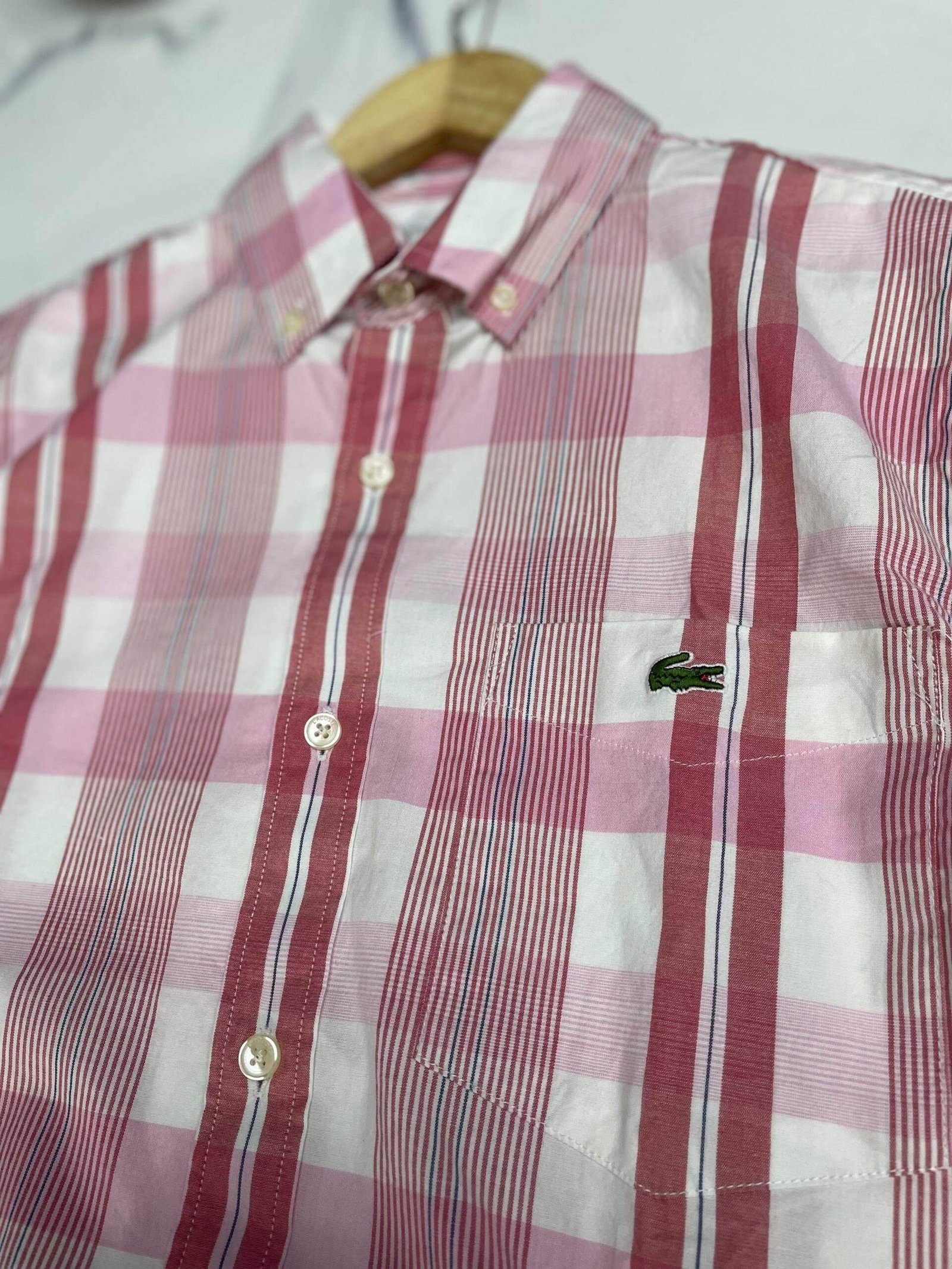 Lacoste Men Modern Slim Fit Casual Cotton Shirt