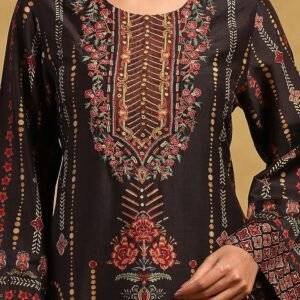Black Kiraj Kurta Set.