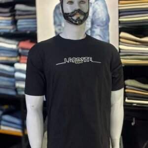 black Lacoste t-shirt