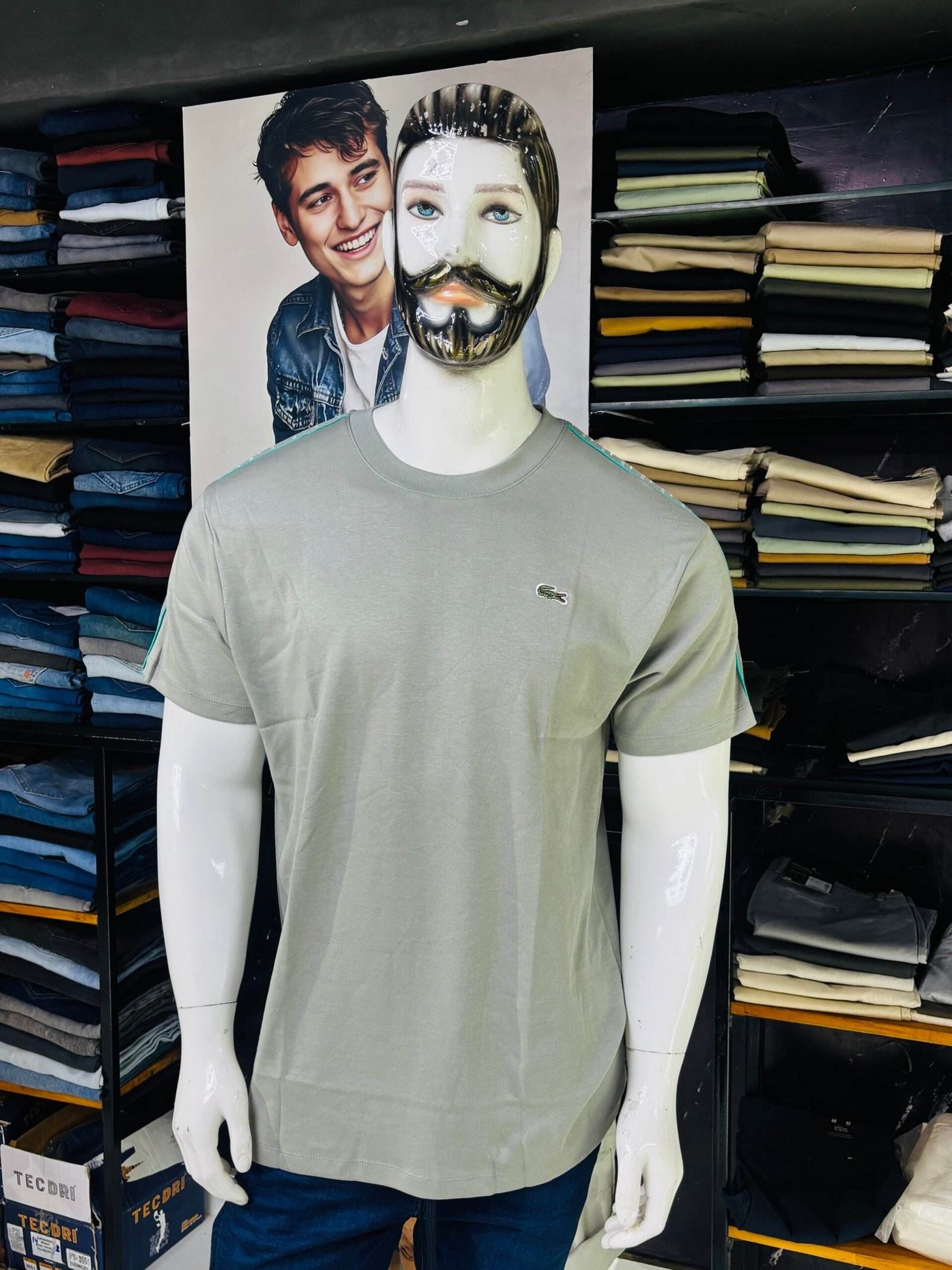 Lacoste grey t-shirt