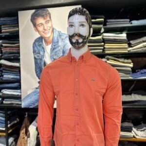 LACOSTE ORANGE SHIRT