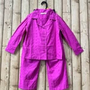 M&S embroidered cotton co-ord set