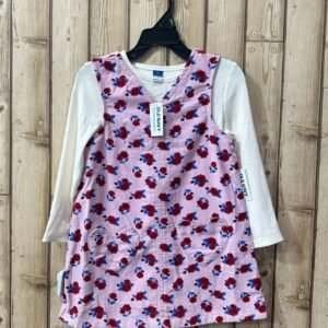 Old Navy Long-Sleeve Ribbed T-Shirt and Corduroy Dress Set