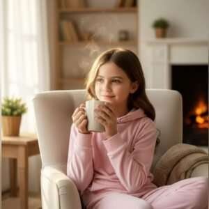 pink velvet tracksuit set